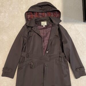 Faconnable women’s chocolate brown duster/trench